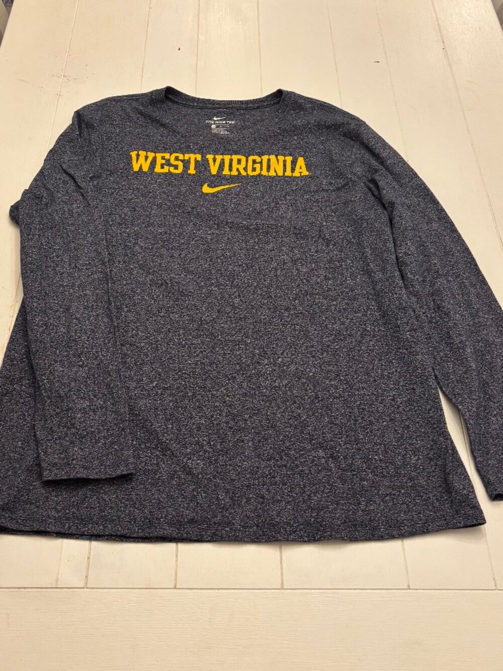 Nike West Virginia Mountaineers Long Sleeve Athletic Tee XXL